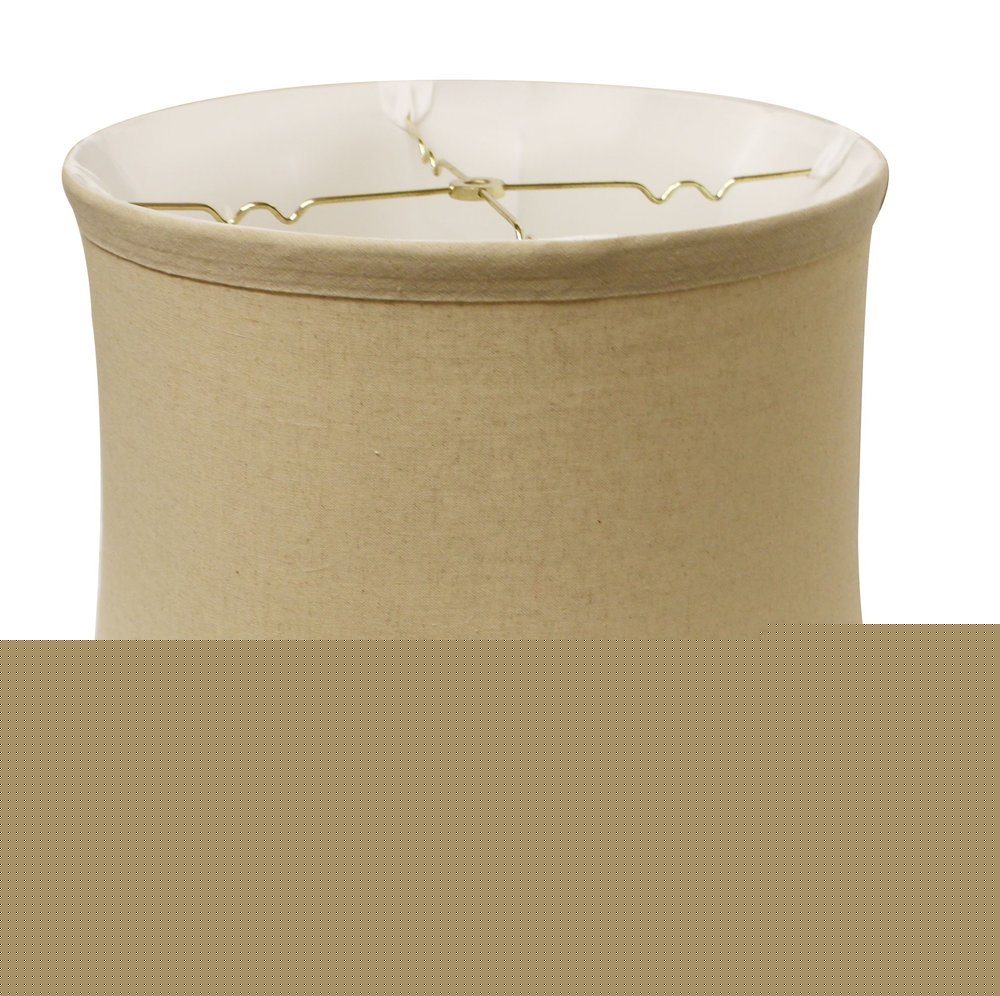 Beige Linen Drum Lamp Shade
