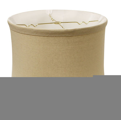 Beige Linen Drum Lamp Shade