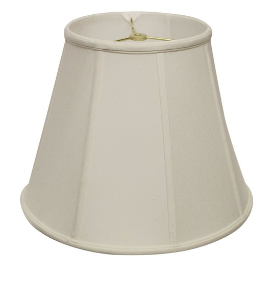 White Monay Shantung Silk Empire Lamp Shade