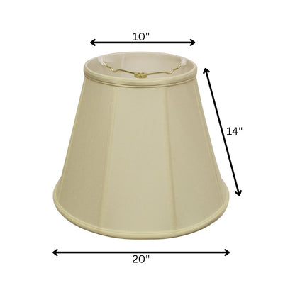 Ivory Monay Shantung Silk Empire Lamp Shade