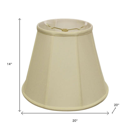 Ivory Monay Shantung Silk Empire Lamp Shade