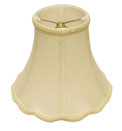 Ivory Monay Shantung Silk Bell Lamp Shade