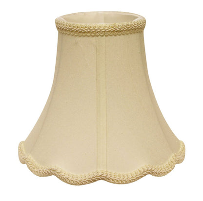 Ivory Monay Shantung Silk Bell Lamp Shade