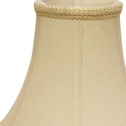 Ivory Monay Shantung Silk Bell Lamp Shade