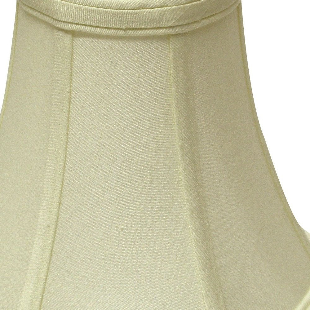 Ivory Monay Shantung Silk Bell Lamp Shade