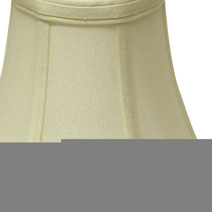 Ivory Monay Shantung Silk Bell Lamp Shade