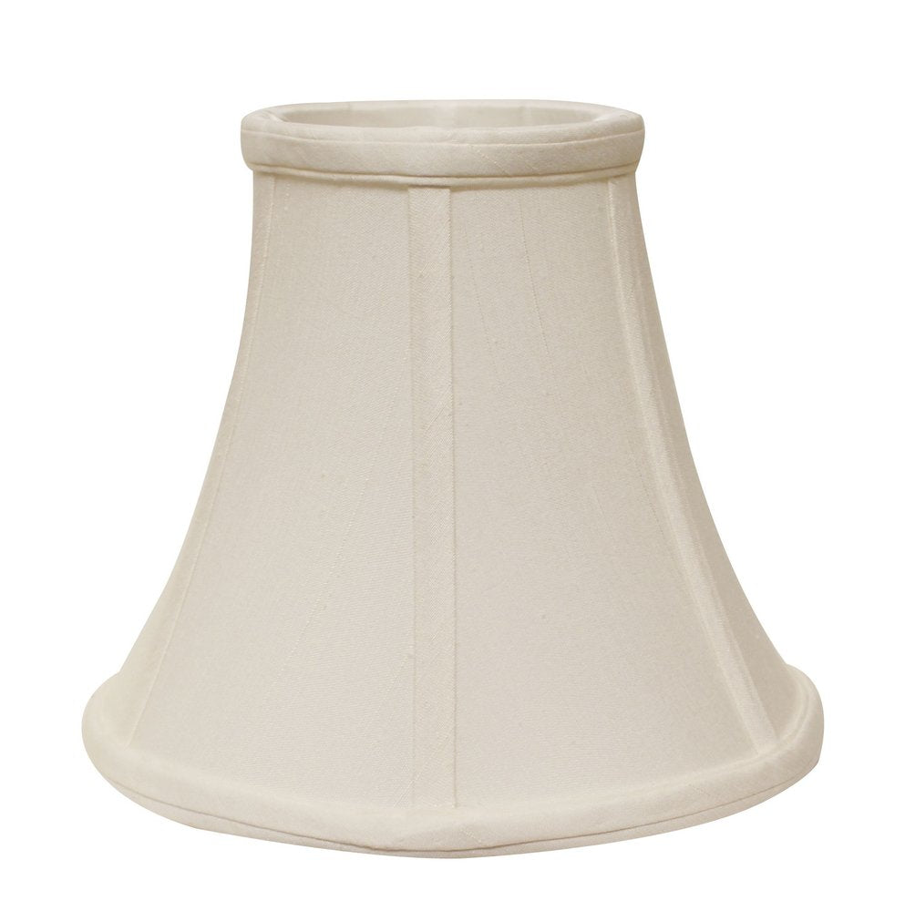 Off White Monay Shantung Silk Bell Lamp Shade