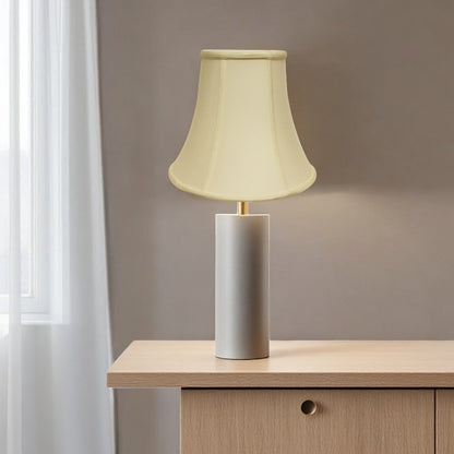 Ivory Monay Shantung Silk Bell Lamp Shade