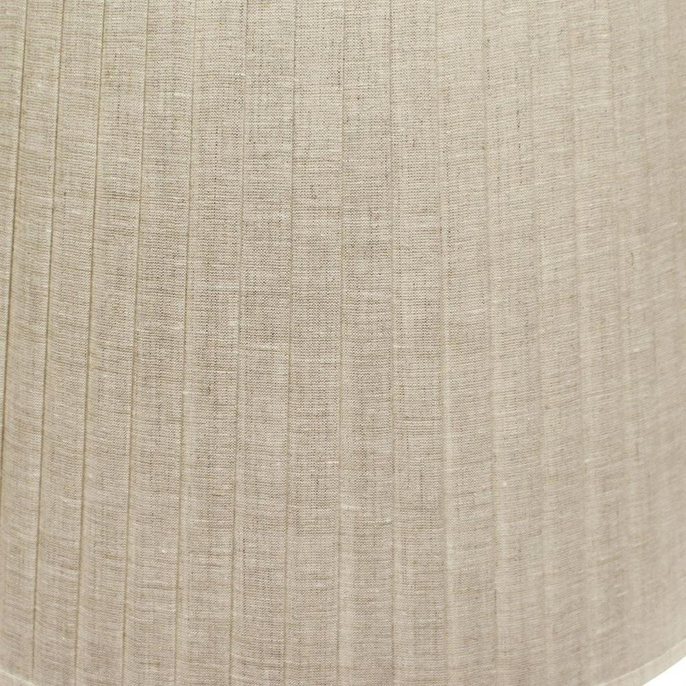 Beige Linen Pleated Empire Lamp Shade