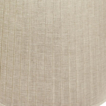 Beige Linen Pleated Empire Lamp Shade
