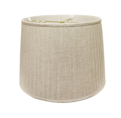 Beige Linen Pleated Empire Lamp Shade