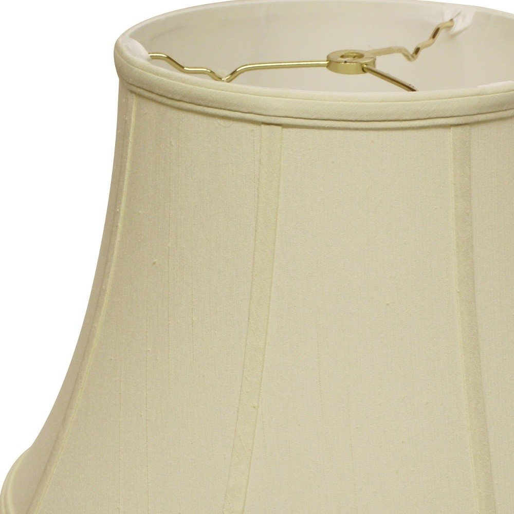 Ivory Monay Shantung Silk Bell Lamp Shade