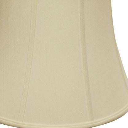Ivory Monay Shantung Silk Bell Lamp Shade