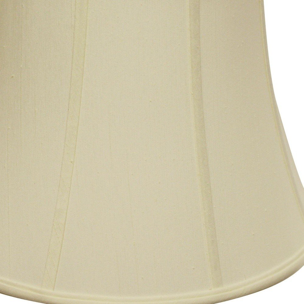 Ivory Monay Shantung Silk Bell Lamp Shade