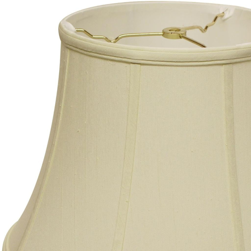 18" Ivory Altered Bell Monay Shantung Lampshade