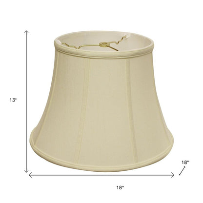 Ivory Monay Shantung Silk Bell Lamp Shade
