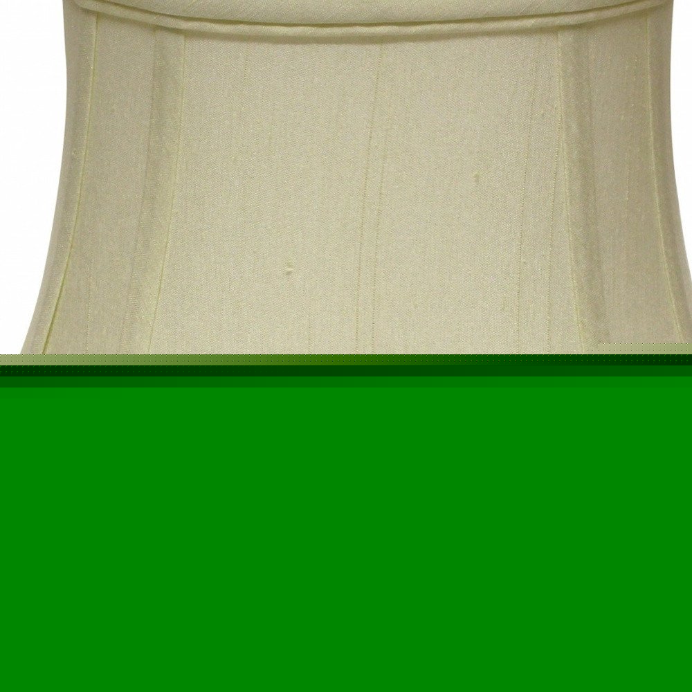 Ivory Monay Shantung Silk Oval Lamp Shade