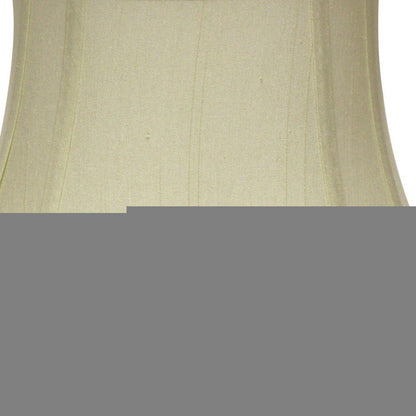Ivory Monay Shantung Silk Oval Lamp Shade