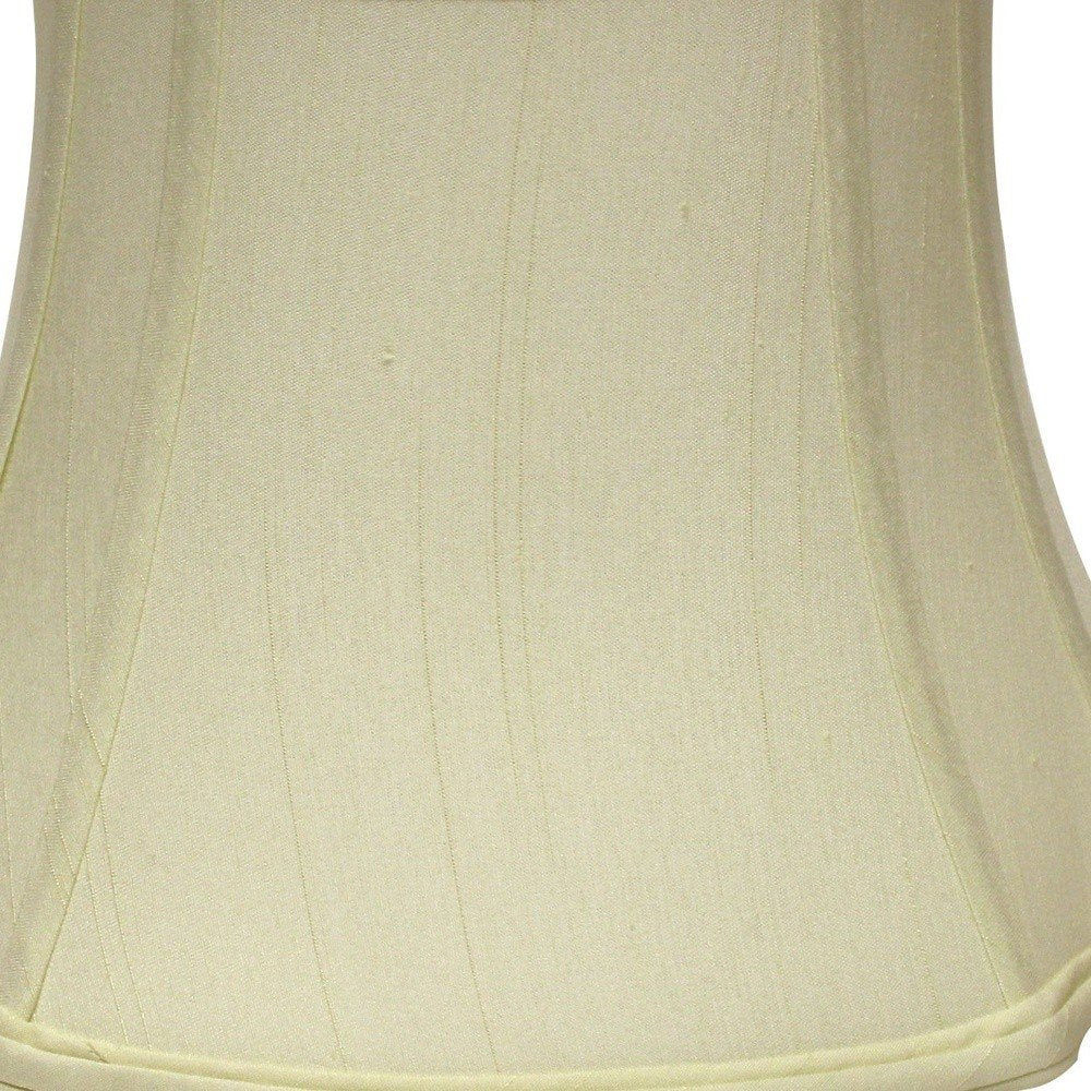 Ivory Monay Shantung Silk Oval Lamp Shade