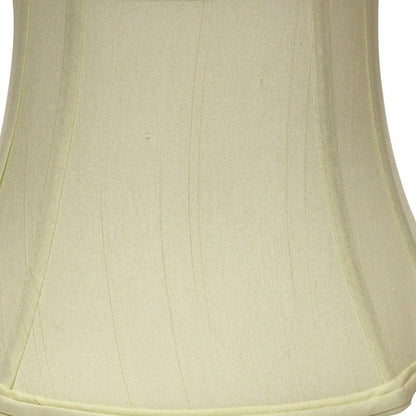 Ivory Monay Shantung Silk Oval Lamp Shade