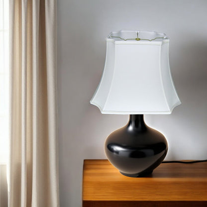 Snow Shantung Silk Lamp Shade