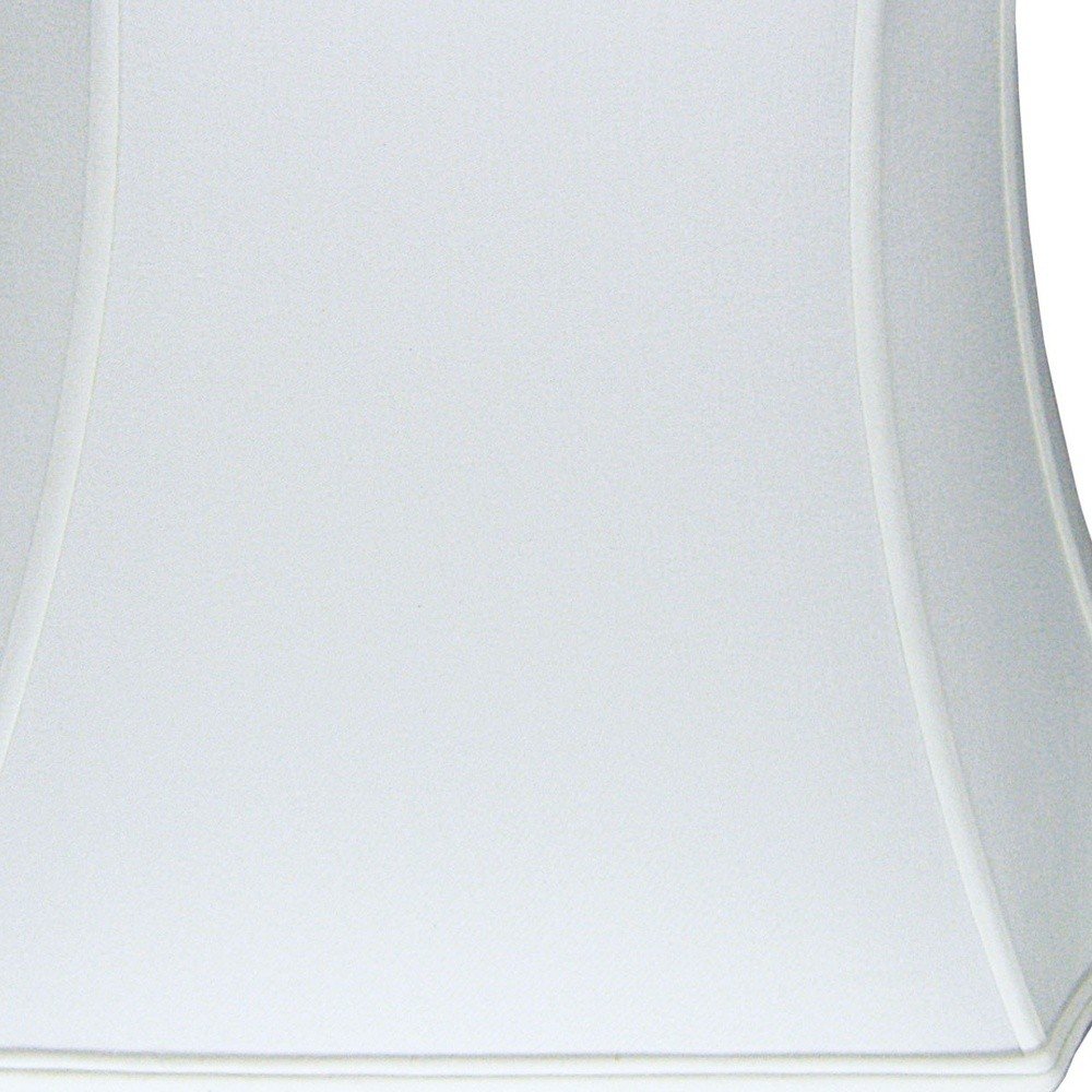 Snow Shantung Silk Lamp Shade