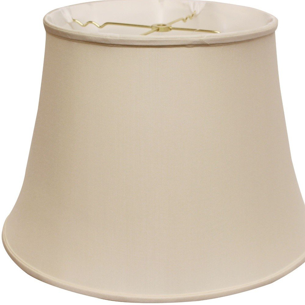 Champagne Pongee Silk Bell Lamp Shade