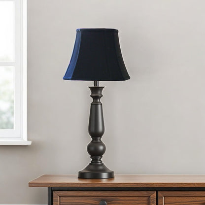 Black No Slub Innsbruck Square Lamp Shade