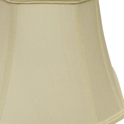 Ivory Monay Shantung Silk Square Lamp Shade