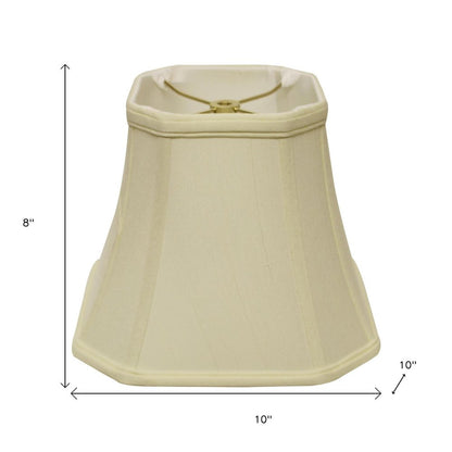 Ivory Monay Shantung Silk Square Lamp Shade