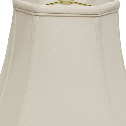 White Monay Shantung Silk Square Lamp Shade