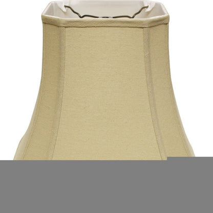 Tan Linen Square Lamp Shade
