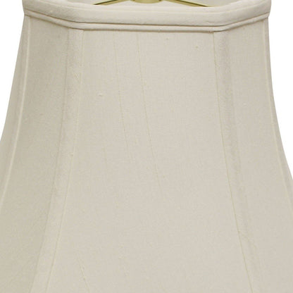 White Monay Shantung Silk Square Lamp Shade