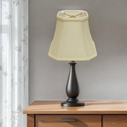 Ivory Monay Shantung Silk Square Lamp Shade