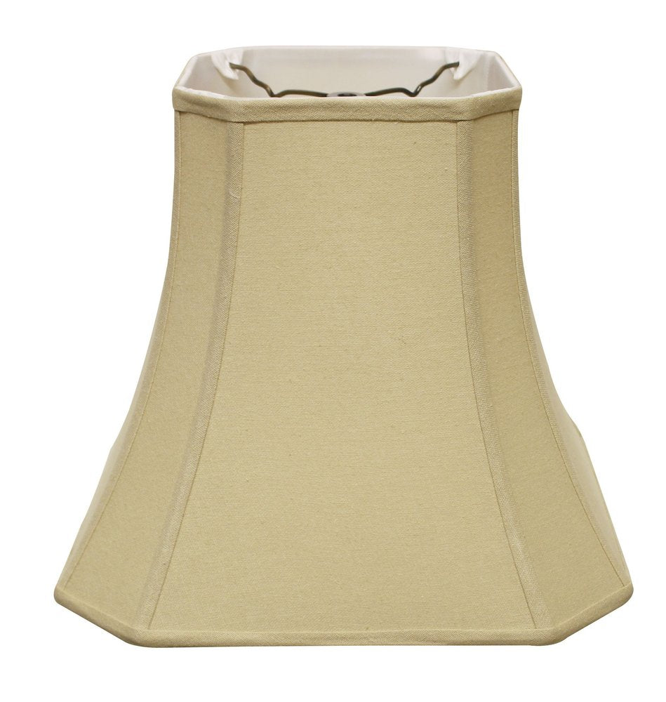 Tan Linen Square Lamp Shade