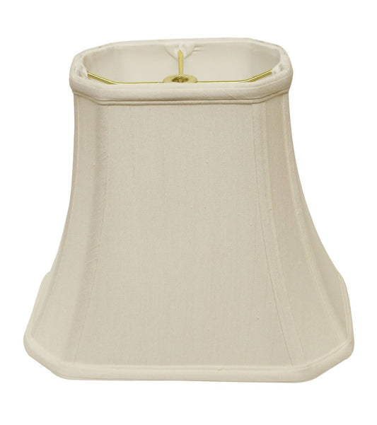 White Monay Shantung Silk Bell Lamp Shade