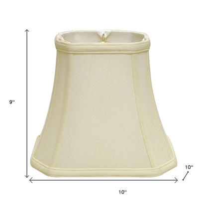 Ivory Monay Shantung Silk Bell Lamp Shade