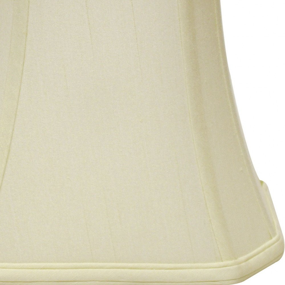 Ivory Monay Shantung Silk Bell Lamp Shade