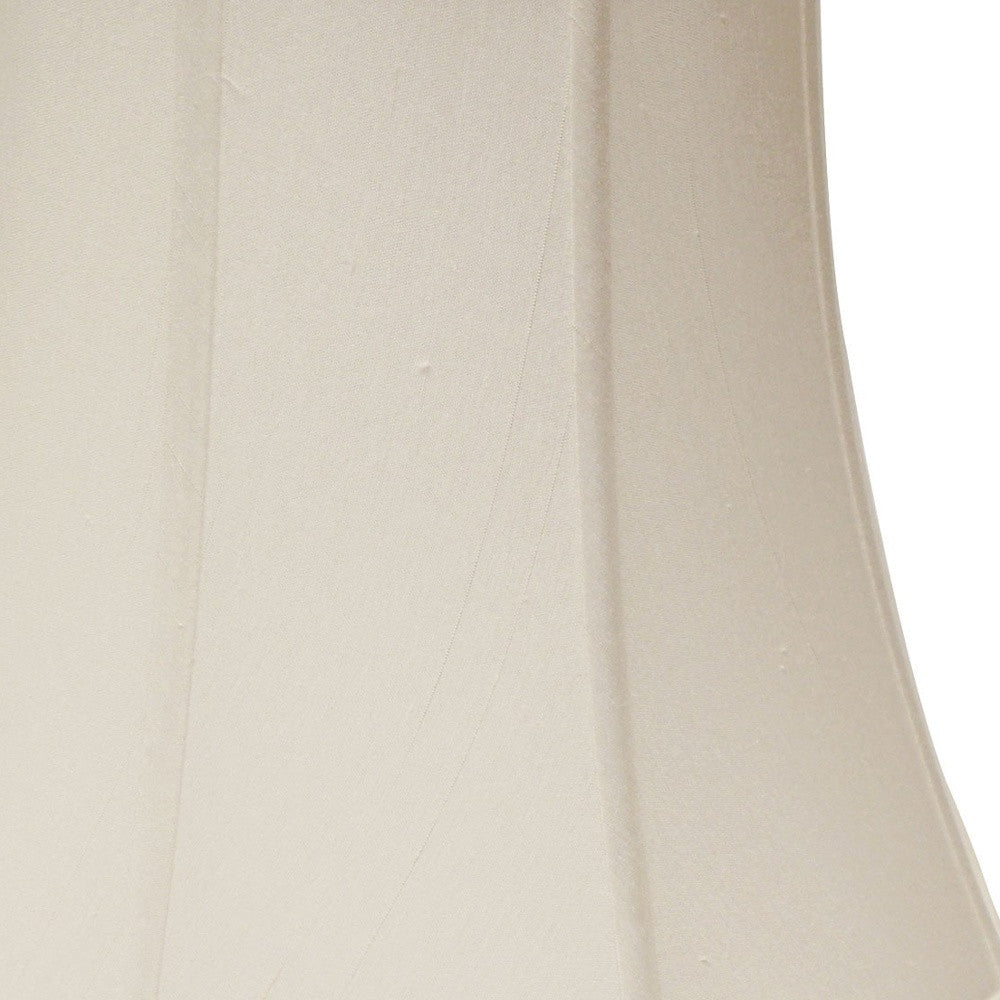 14" White Premium Octagon Monay Shantung Lampshade