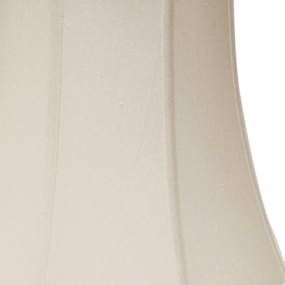14" White Premium Octagon Monay Shantung Lampshade