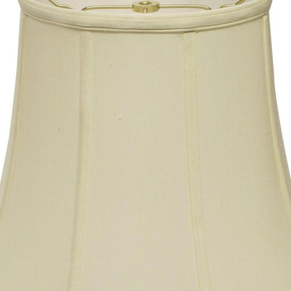 Ivory Monay Shantung Silk Bell Lamp Shade