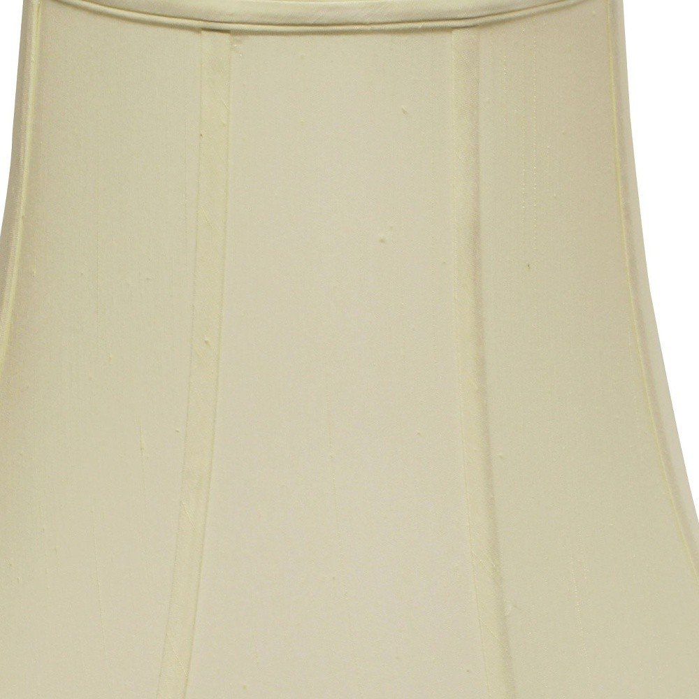 Ivory Monay Shantung Silk Bell Lamp Shade