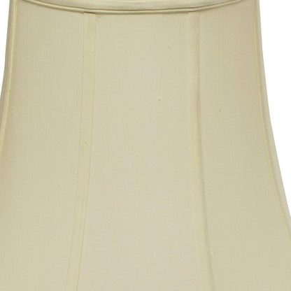 Ivory Monay Shantung Silk Bell Lamp Shade