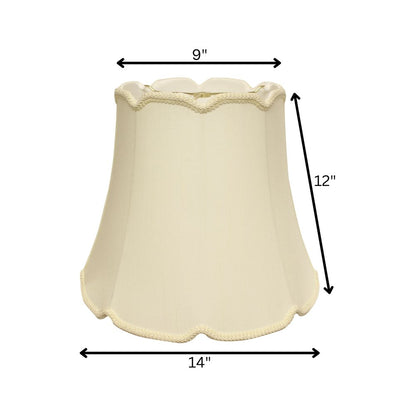 Ivory Monay Shantung Silk Empire Lamp Shade