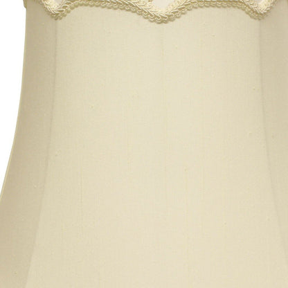 Ivory Monay Shantung Silk Empire Lamp Shade