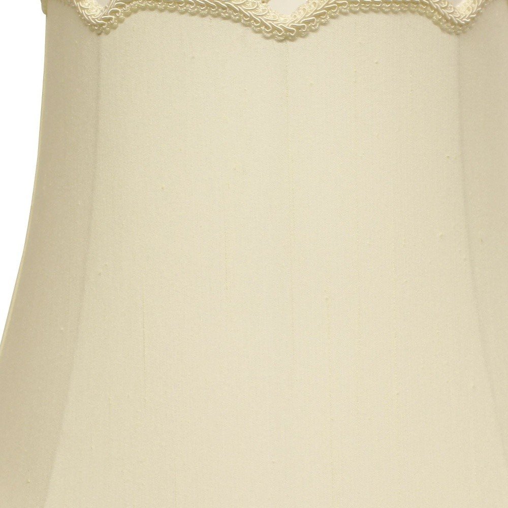Ivory Monay Shantung Silk Empire Lamp Shade