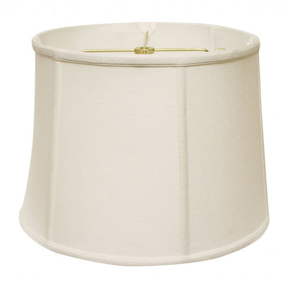 White Linen Drum Lamp Shade
