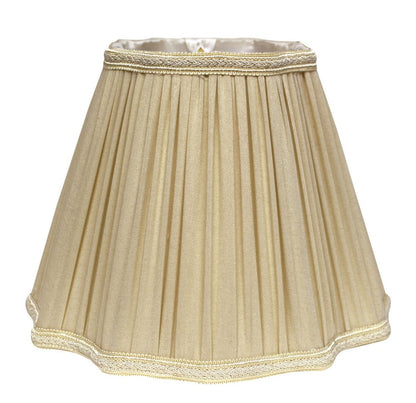 Taupe Shantung Silk Square Lamp Shade
