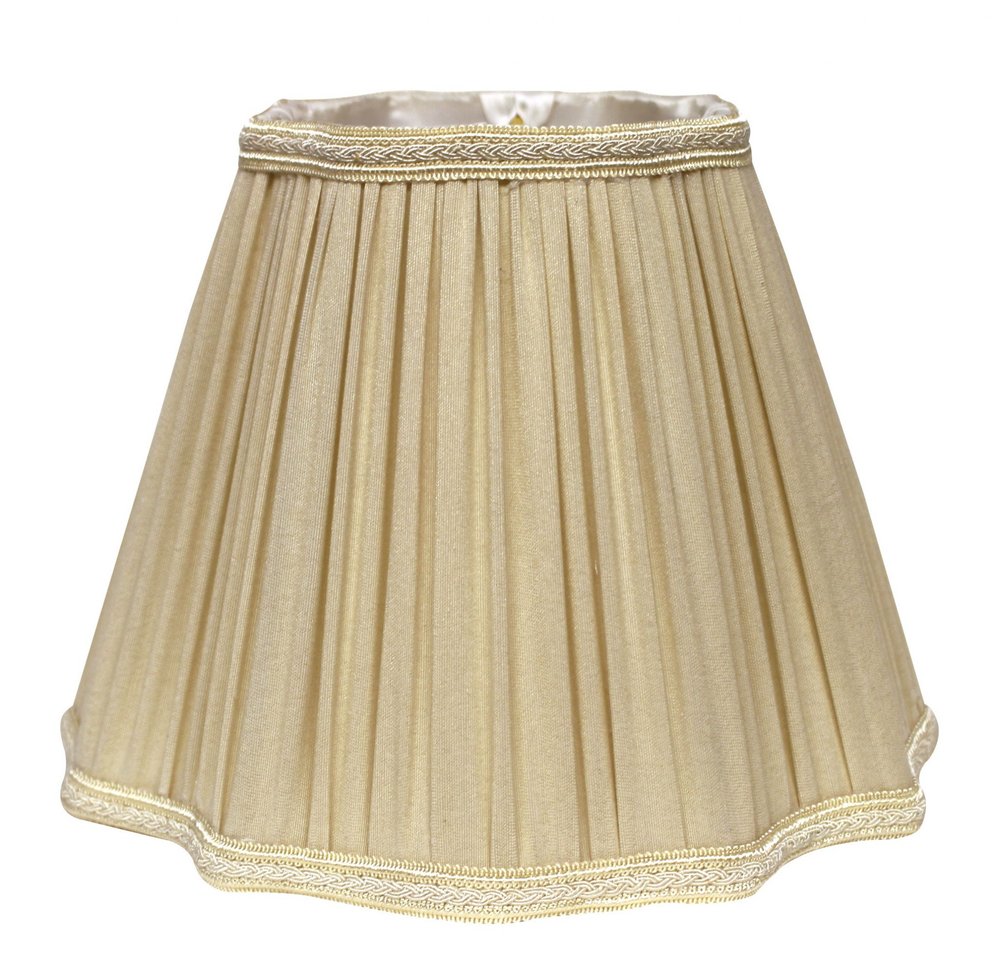 Taupe Shantung Silk Square Lamp Shade