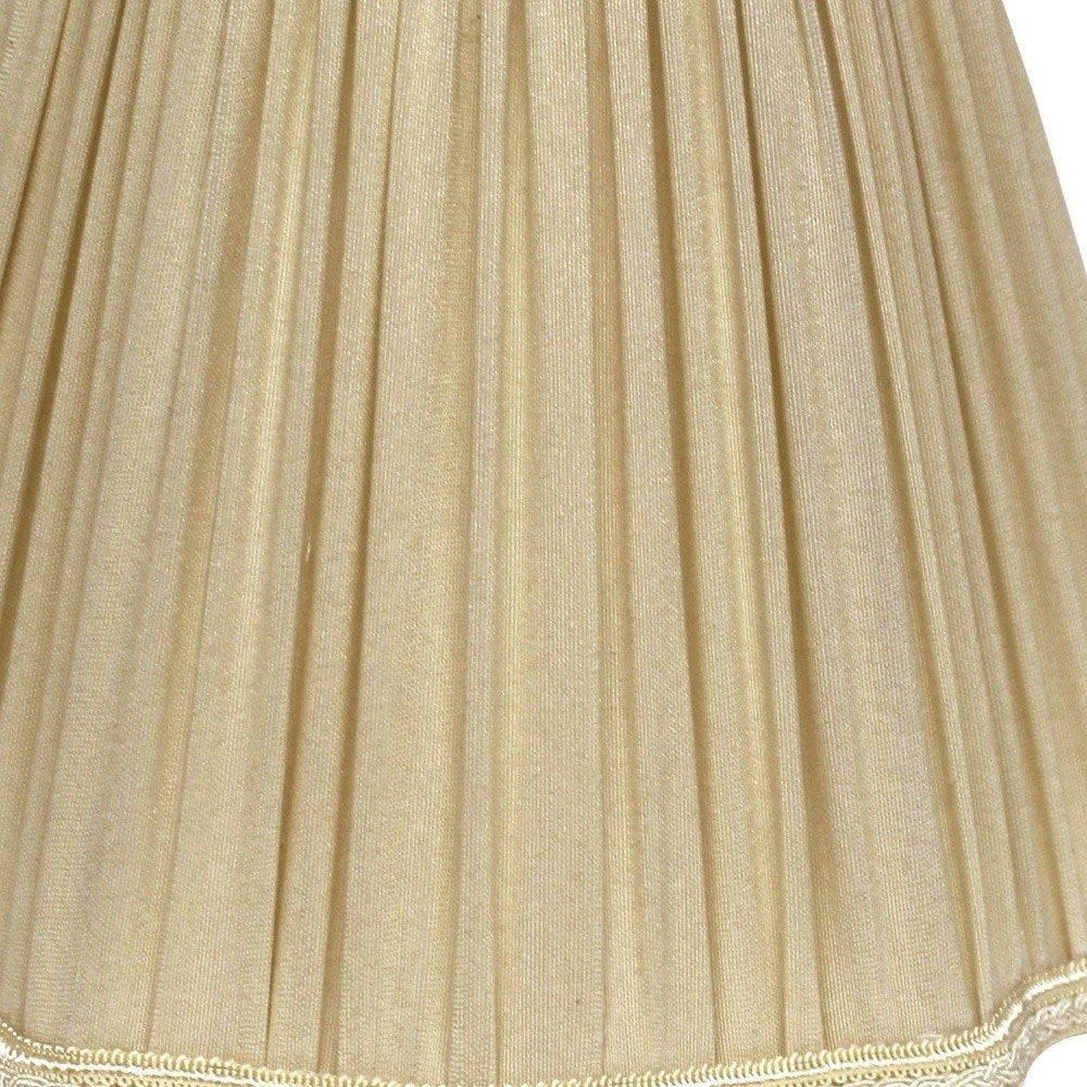 Taupe Shantung Silk Square Lamp Shade